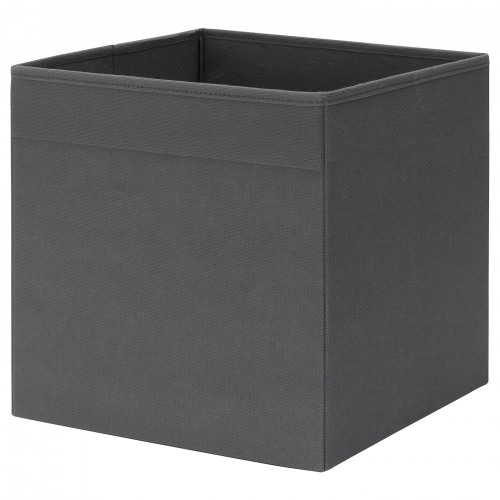 FYSSE ФЮССЕ, Коробка, темно-серый, 30x30x30 см
