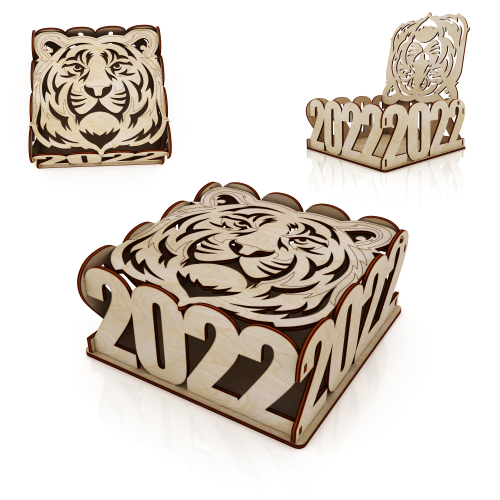 Подарочная коробка 2022 тигр
