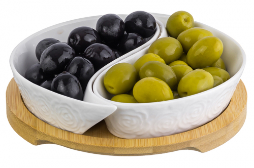 Тарелка под оливки 100 мл 15*15*3,5 см 