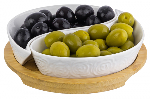 Тарелка под оливки 100 мл 15*15*3,5 см 