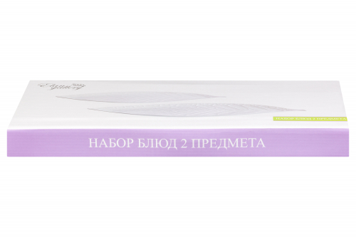Набор 2 блюд 43*19*1,5 см и 37,5*16*1,5 см 