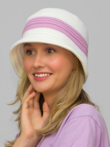 Шляпа женская весна-осень Violet (Цвет светло-сиреневый), размер 56-58, шерсть 30%