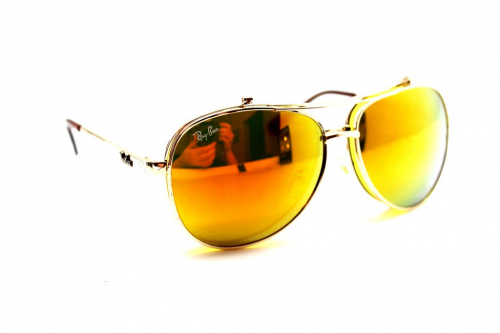 Распродажа солнцезащитные очки с насадкой R 3028 оранжевый желтый