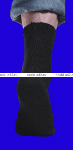 Диабетик носки мужские медицинские со слабой резинкой М-20 серые