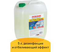 Средство для уборки туалета 5 л, ЛАЙМА PROFESSIONAL, гель с отбеливающим эффектом, 601612