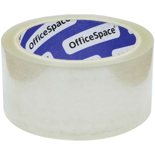 Клейкая лента упаковочная (скотч) OfficeSpace, 48мм*66м, 40мкм  прозрачная 254424/361990