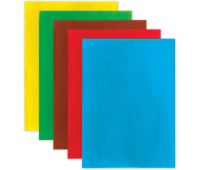 Цветной фетр для творчества, А4, ОСТРОВ СОКРОВИЩ, 5 листов, 5 цветов, толщина 2 мм, 660620