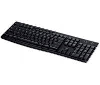 Клавиатура беспроводная LOGITECH K270,USB,мультимедийная,8 доп.кнопок,черная,(920-003757) 318997