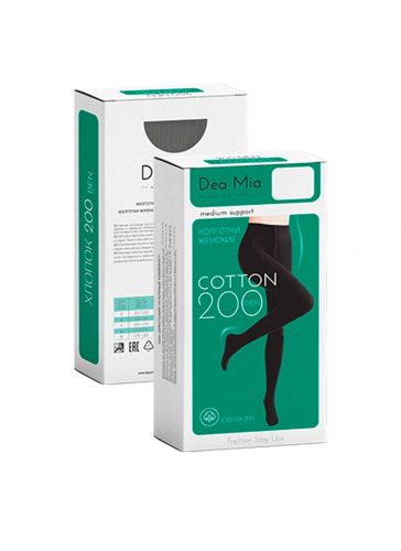 Колготки женские DEA MIA COTTON 200