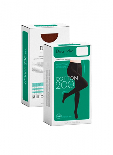 Колготки женские DEA MIA COTTON 200