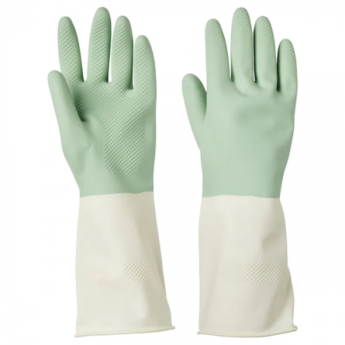 RINNIG РИННИГ, Хозяйственные перчатки, зеленый, S