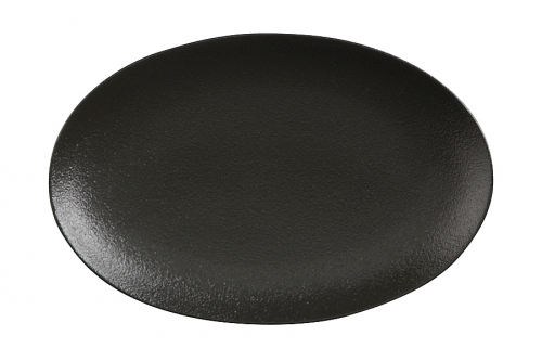 Тарелка овальная Икра черная, 25х16 см, 56541