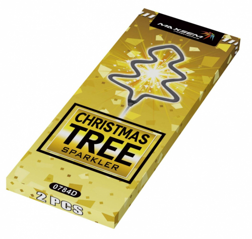 Бенгальские огни Maxsem, 0784D, CHRISTMAS TREE SPARKLER, 1 упаковка - 2 шт