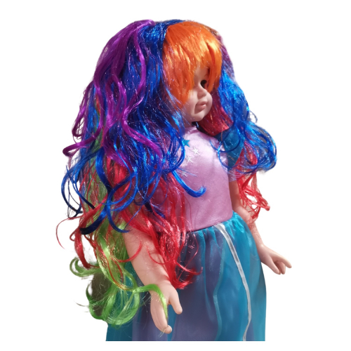Разноцветный парик арт.Т17872,