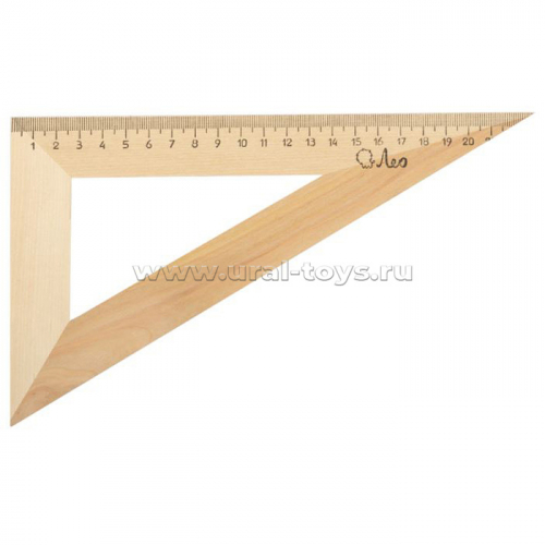 Треугольник деревянный 23 см 
