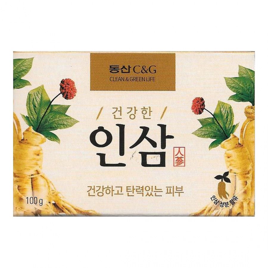 Мыло туалетное с экстрактом женьшеня Clio Red Ginseng Soap
