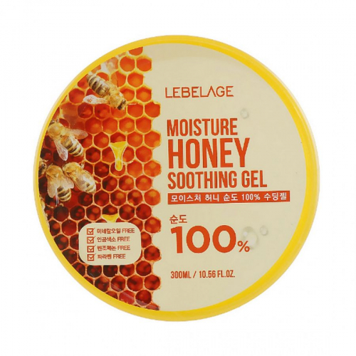 Увлажняющий гель с медом Lebelage Moisture Honey 100% Soothing Gel