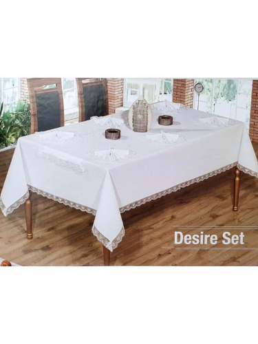 Скатерть Maison Royale DESIRE SET 160*220  8 caлф пудра