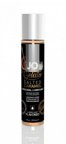Вкусовой лубрикант на водной основе JO Gelato Salted Caramel (соленая карамель) 30 мл
