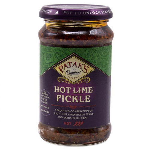 PATAK`S Hot Lime Pickle Пикули Лайма острые 283г