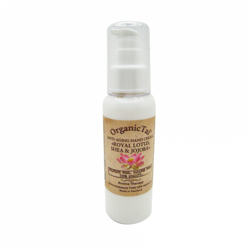 ORGANIC TAI Hand cream Крем для рук антивозрастной Королевский Лотос Масло Ши и Жожоба 120мл