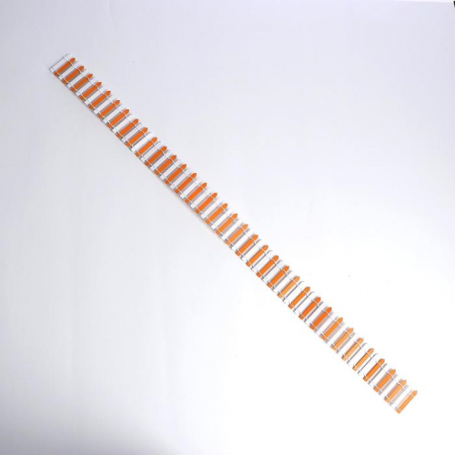 Миниатюра кукольная «Забор», размер 90×5 см, цвет бело-оранжевый