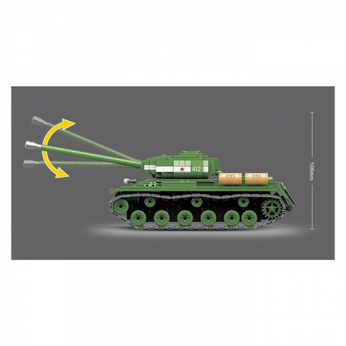 Конструктор Техника победы «Танк IS-2M», 1068 деталей и 6 минифигур