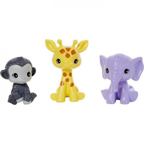 Игровой набор кукла Барби и Челси с питомцами жираф, слон и обезьянка