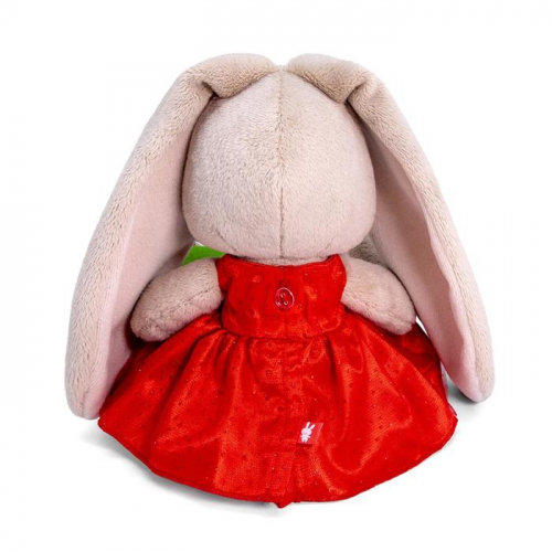 Мягкая игрушка «Зайка Ми в красном платье», 15 см