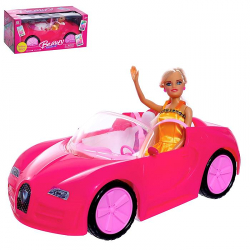 Кукла модель «Алёна» на машине