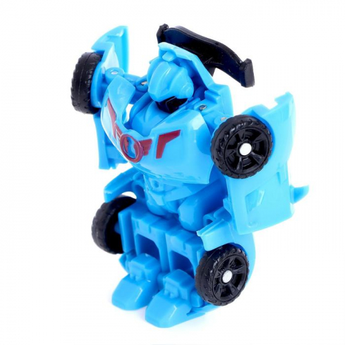 Робот «Автороботы», 4 штуки, трансформируются, цвет голубой