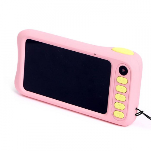 Детский фотоаппарат «Котик», дисплей 4,39 дюйма, цвет розовый