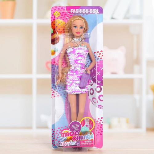 Кукла-модель «Мери» в платье, с сумочкой, МИКС