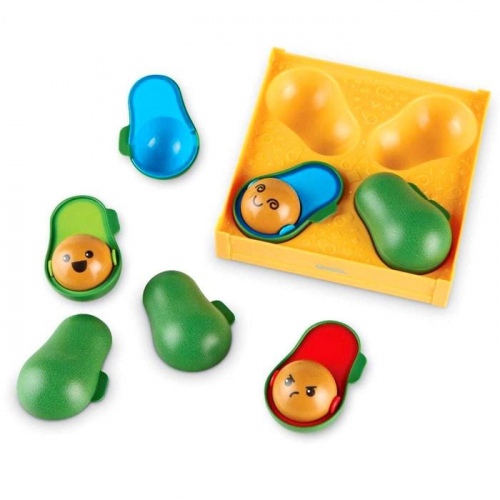 Развивающая игрушка «Эмоции с авокадо», 9 элементов