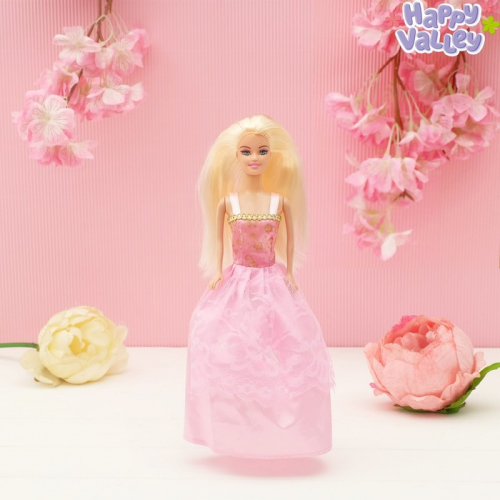 Кукла-модель на подложке с аксессуарами «Самой модной», МИКС