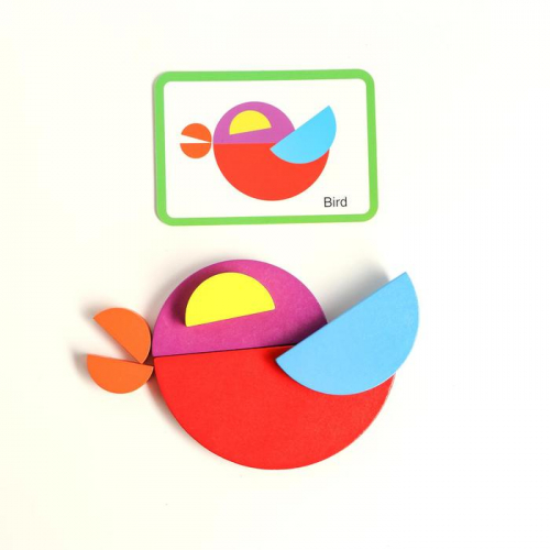 Детский развивающий набор «Делаю фигуры по цветам» 24,5х5,5х19 см