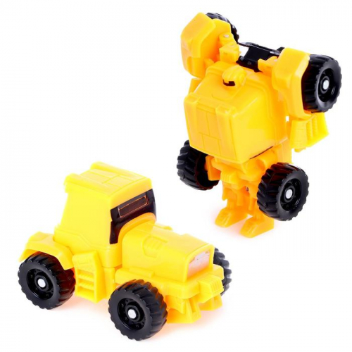 Робот «Автороботы», 4 штуки, трансформируются, цвет жёлтый