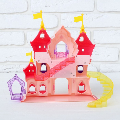Замок для кукол «Шикарный дворец» с аксессуарами, световые и звуковые эффекты