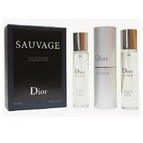 Dior Sauvage Perfume 3x20ml (M) копия