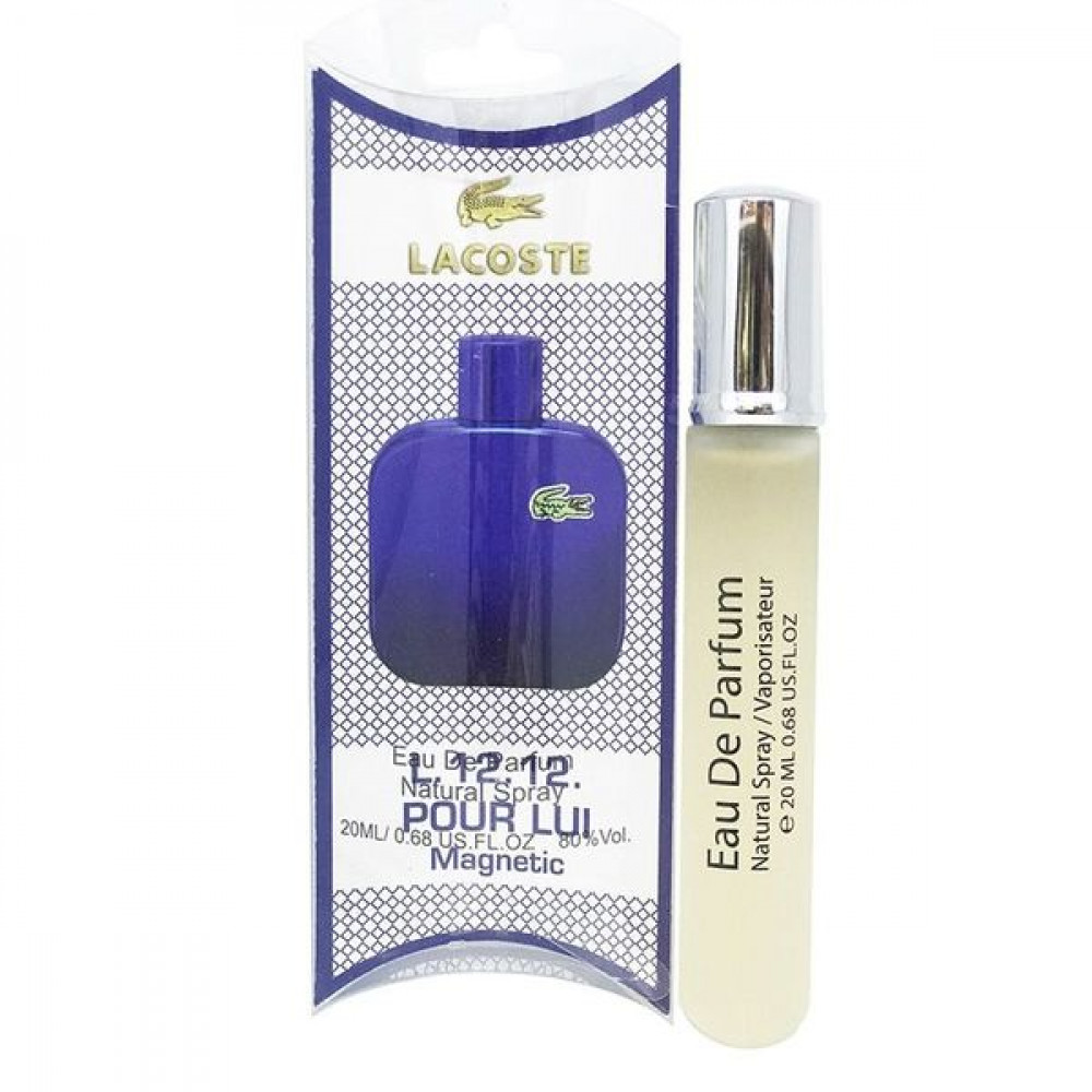 Туалетная вода Lacoste l.12.12 Magnetic pour lui. Мини-Парфюм 20ml Lacoste l.homme Style. Lacoste pour homme l.12.12. Magnetic. Eau de Lacoste l.12.12 Magnetic pour homme pour lui (т. в.) EDT 1.5ml пробирка м.