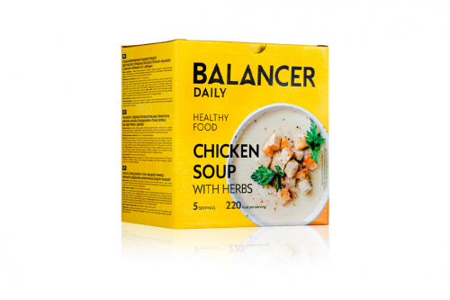 Коктейль BALANCER со вкусом «Куриный суп с зеленью», 5 шт.