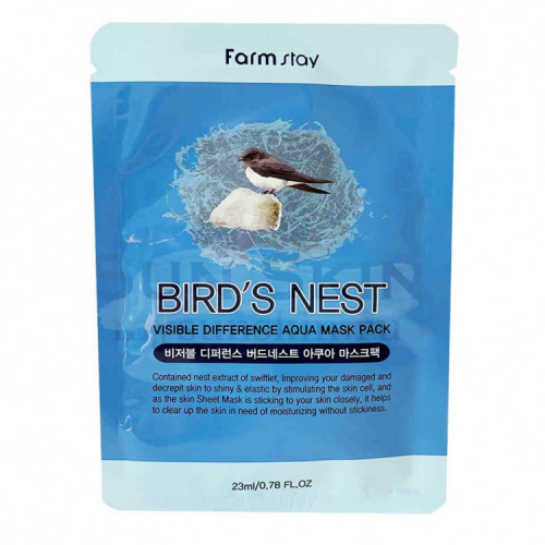 Маска с экстрактом ласточкиного гнезда Farmstay Bird's Nest
