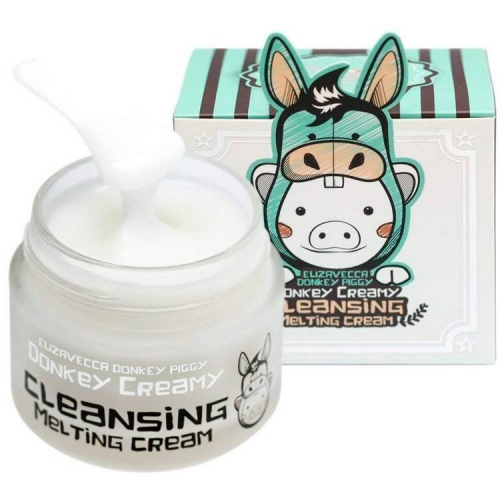 Крем для снятия макияжа Elizavecca Donkey Creamy Cleansing Melting Cream, 100гр (Корея оригинал) (2г450)