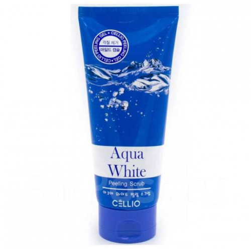 Очищающий пилинг-скраб для лица Cellio Aqua White Peeling Scrub (Korea original) 7300