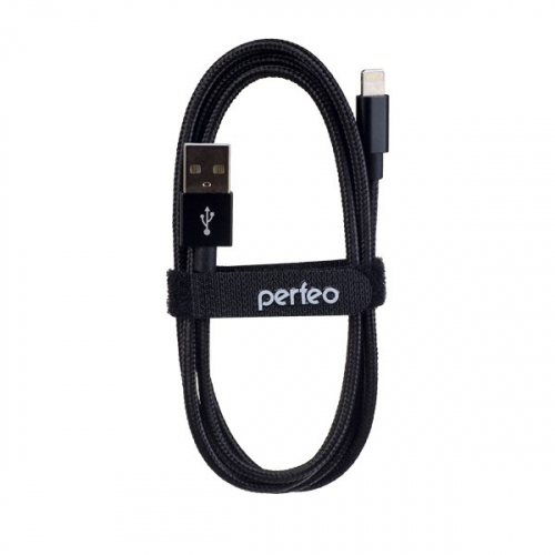 Кабель Perfeo, I4303, USB-8 pin iPhone, 1 метр (черный)