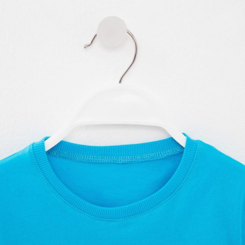 Комплект (футболка, шорты) для мальчика, цвет бирюзовый, рост 104 см