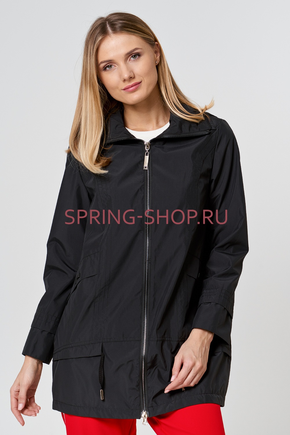 ЖЕНСКАЯ ТЕКСТИЛЬНАЯ КУРТКА ACNMS8RC77 ЧЕРНЫЙ 226816000