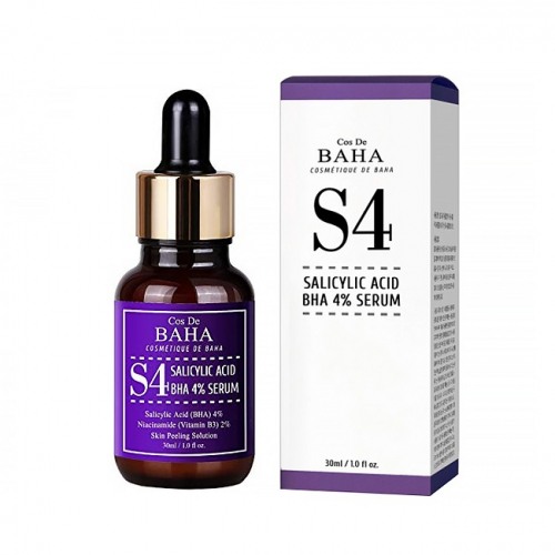 Кислотная сыворотка для проблемной кожи Cos De BAHA S4 Salicylic Acid BHA 4% Serum 30мл