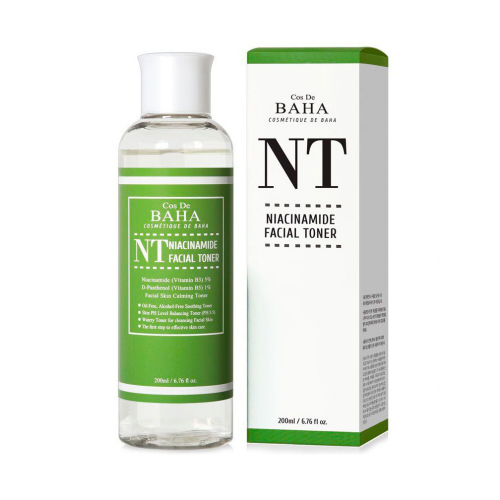 Тонер для проблемной кожи с ниацинамидом Cos De Baha Nt Niacinamide Toner 200мл