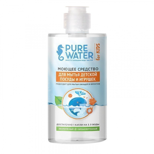 Моющее средство для мытья детской посуды PURE Water 450 мл. МиКо